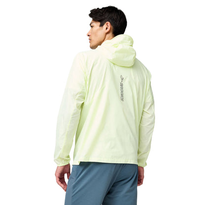 Brooks Canopy Packable Jacket Running Jackets in Yellow Color