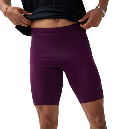 Brooks Source 9 Short Tight Shorts in Purple Color