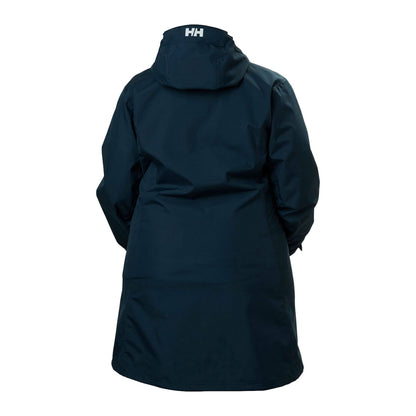 Helly Hansen W Long Belfast Jacket Shells in Blue Color