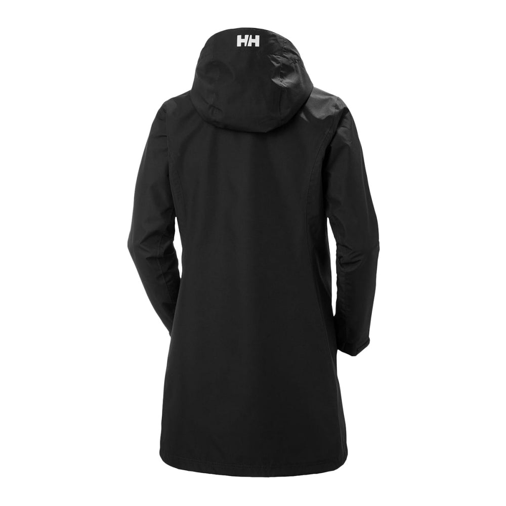 Helly Hansen W Long Belfast Jacket Shells in Black Color