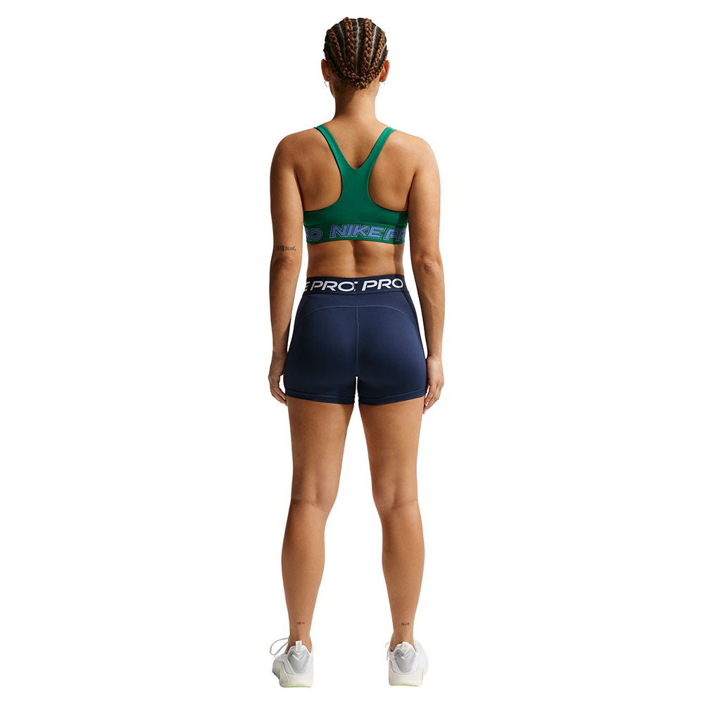 Nike Pro Mr 3In Biker Sh Shorts in Blue Color