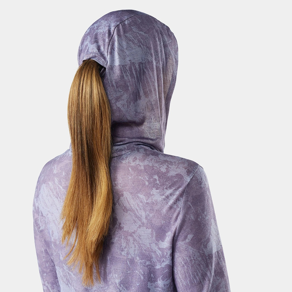 Smartwool W Merino Hoodie Pullover in Purple Color