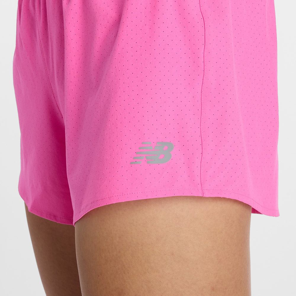 New Balance Rc Short 3 Shorts in Pink Color