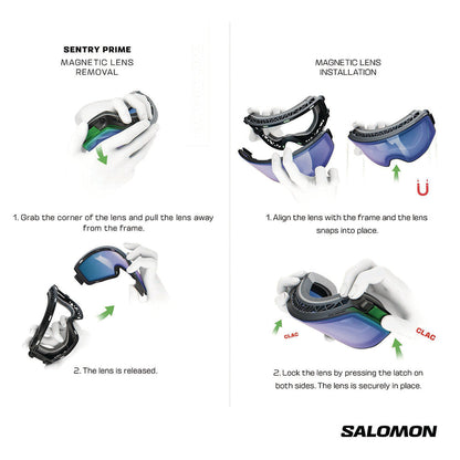 Salomon Sentry Prime Sigma And E Skiing & Snowboarding Goggles in No Color