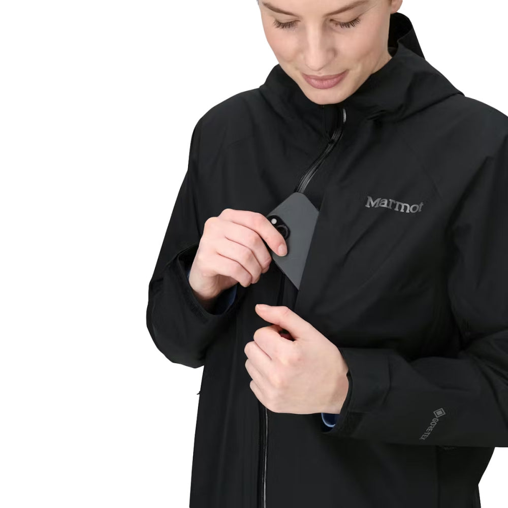 Marmot Wm'S Waypoint Gore-Tex J Shells in Black Color