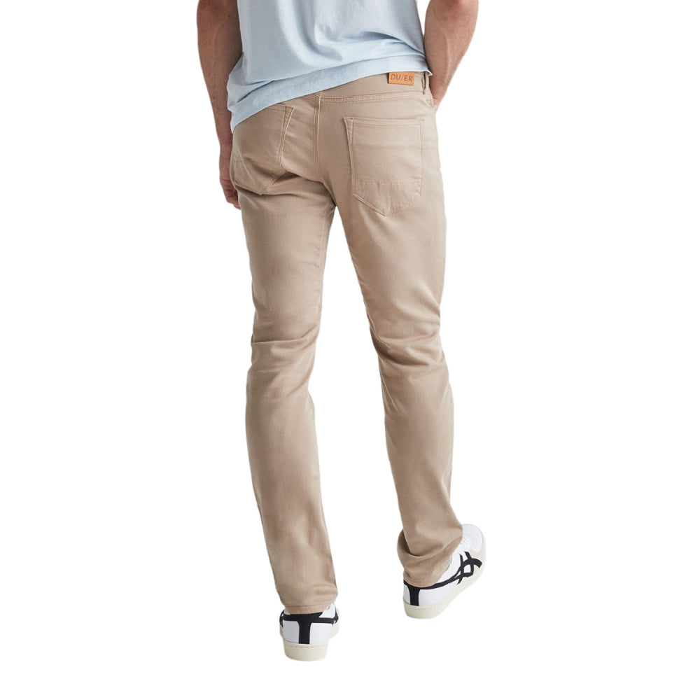 Duer No Sweat Slim Straight Pants in Khaki Color