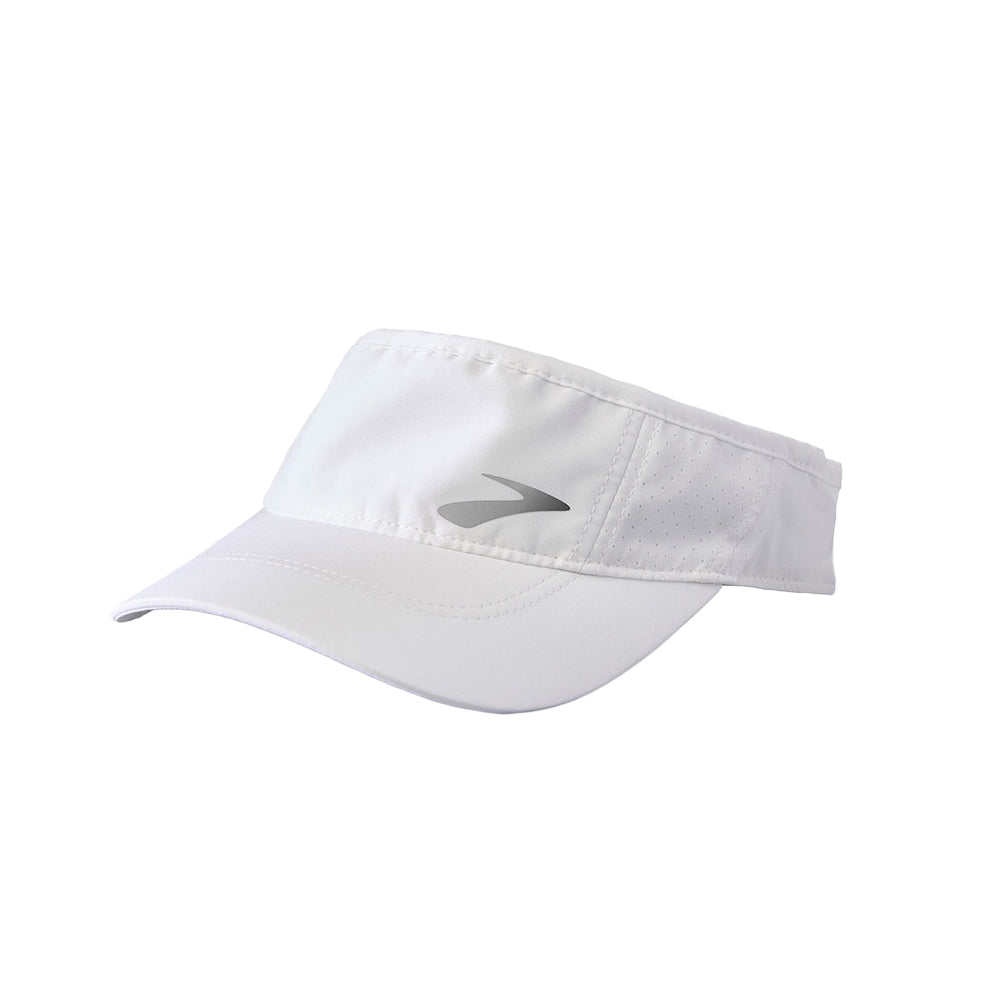 Brooks Journey Visor Hats in White Color