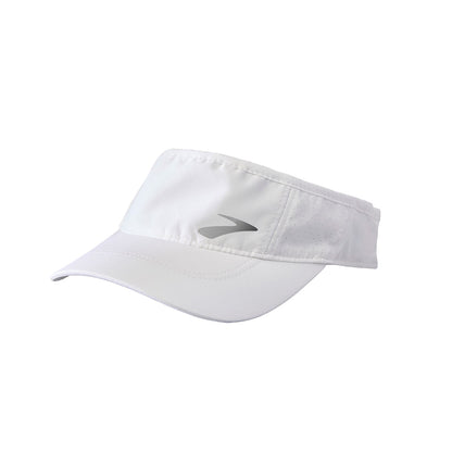 Brooks Journey Visor Hats in White Color