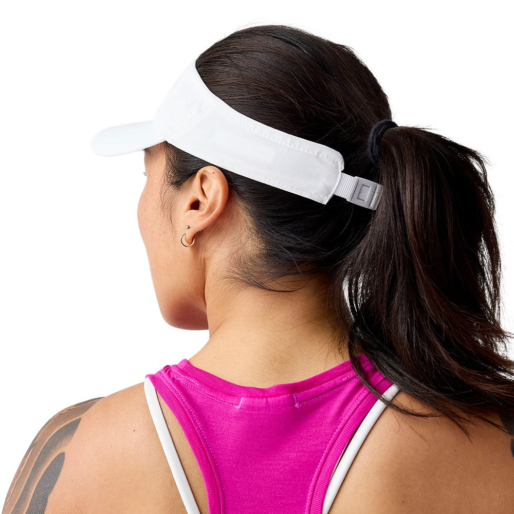 Brooks Journey Visor Hats in White Color
