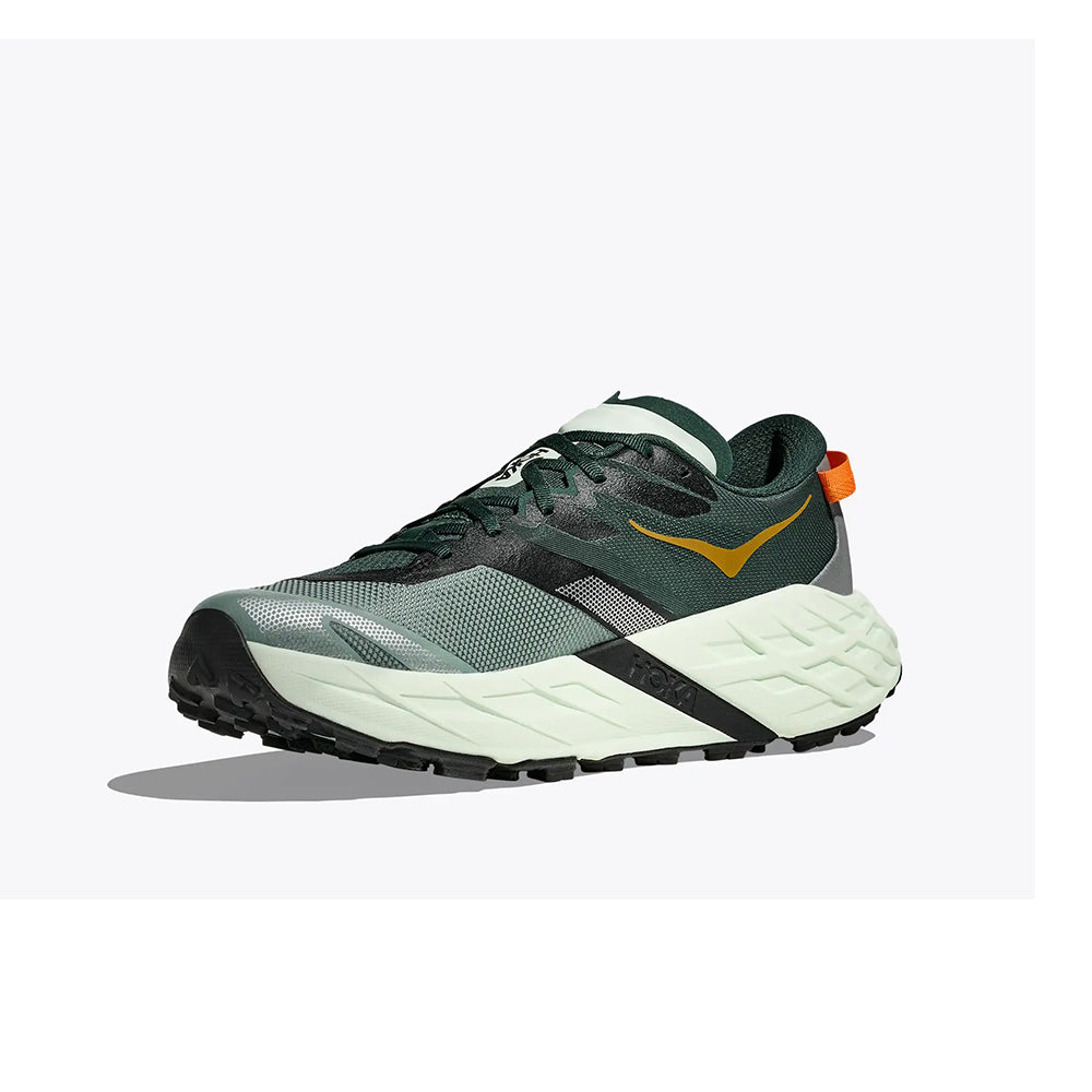 Hoka M Speedgoat 7 Trail Running Shoes in Green Color