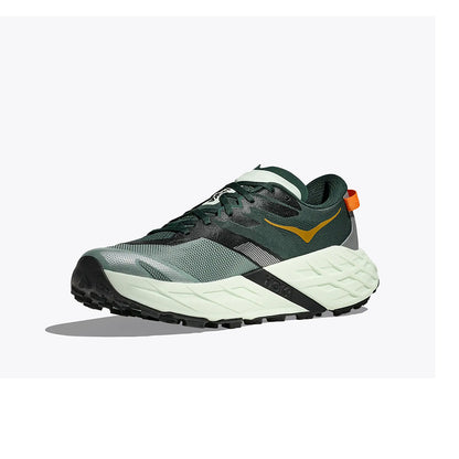 Hoka M Speedgoat 7 Trail Running Shoes in Green Color