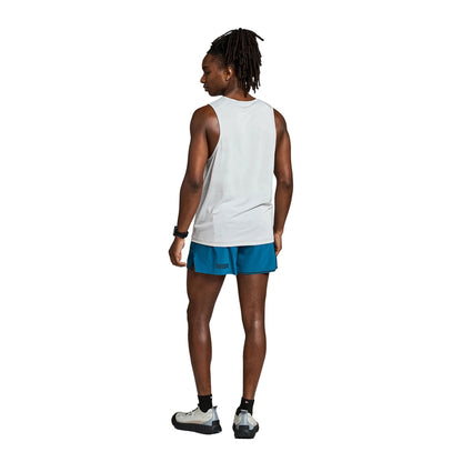Janji M Run All Day Tank Tops in Blue Color