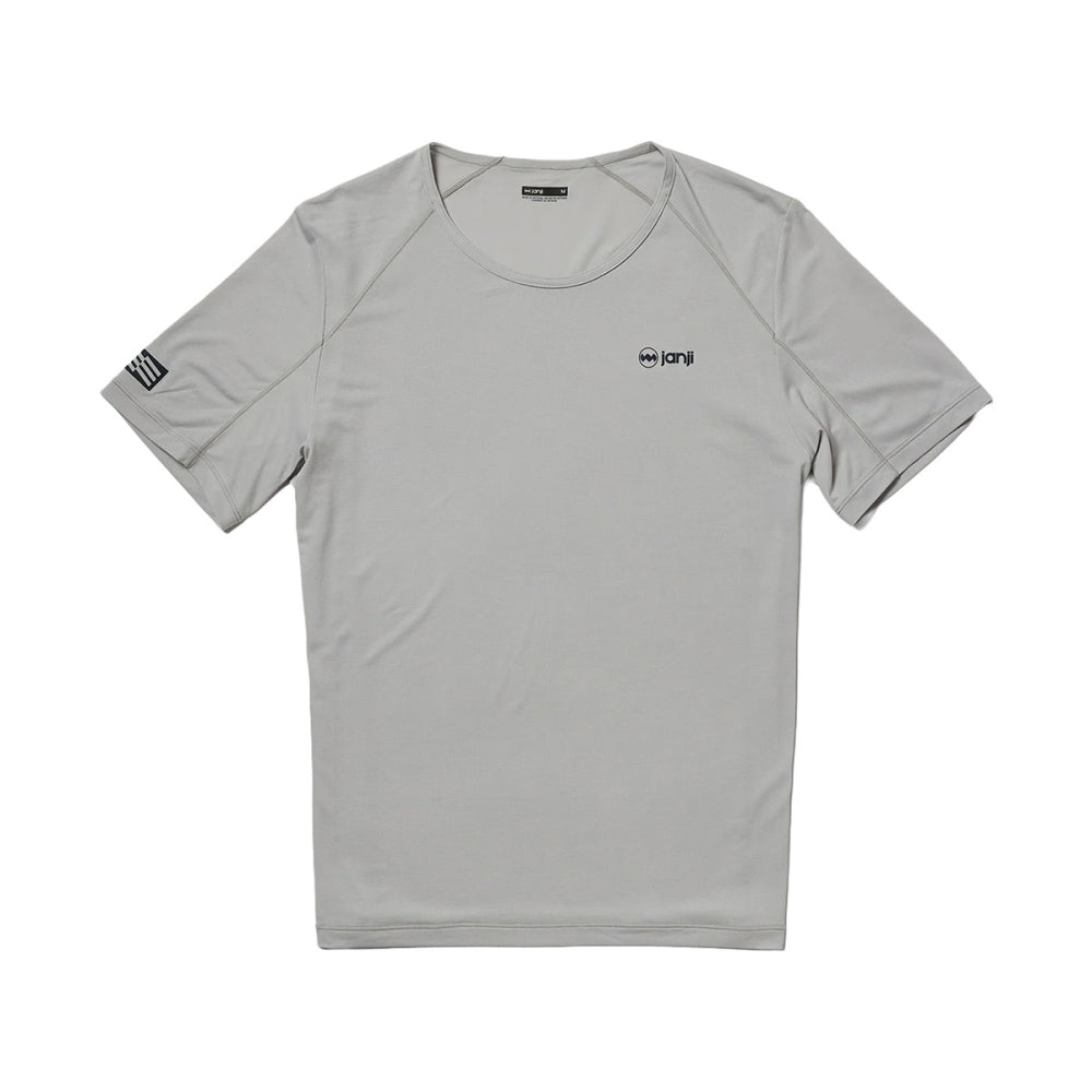 Janji M Run All Day Tee Tops in Blue Color