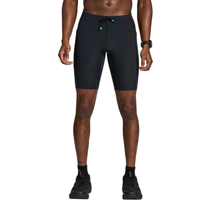Janji M 8In Trail Half Tight Shorts in Black Color