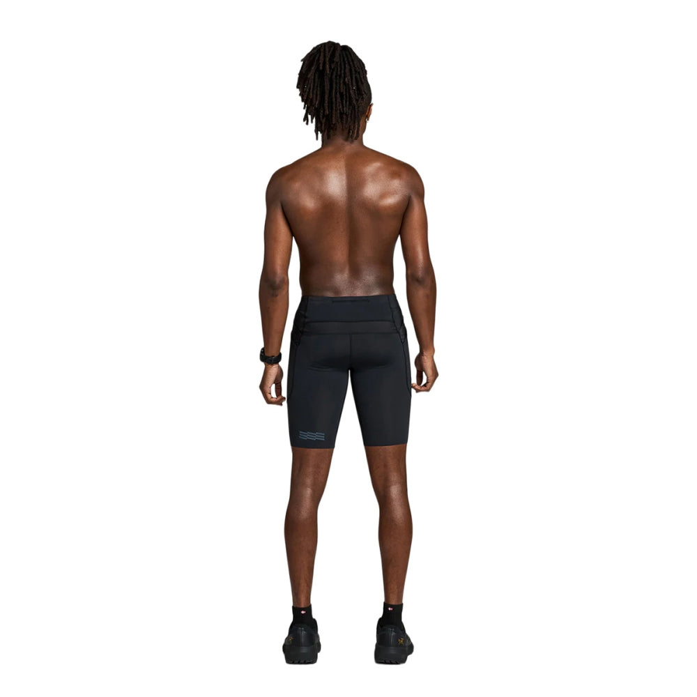 Janji M 8In Trail Half Tight Shorts in Black Color
