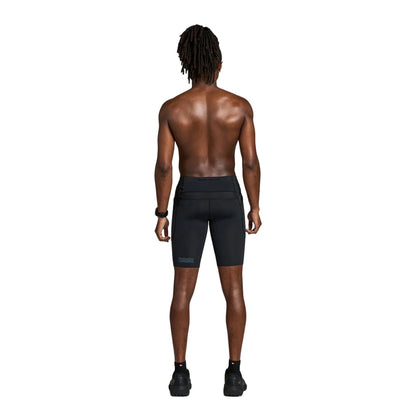Janji M 8In Trail Half Tight Shorts in Black Color