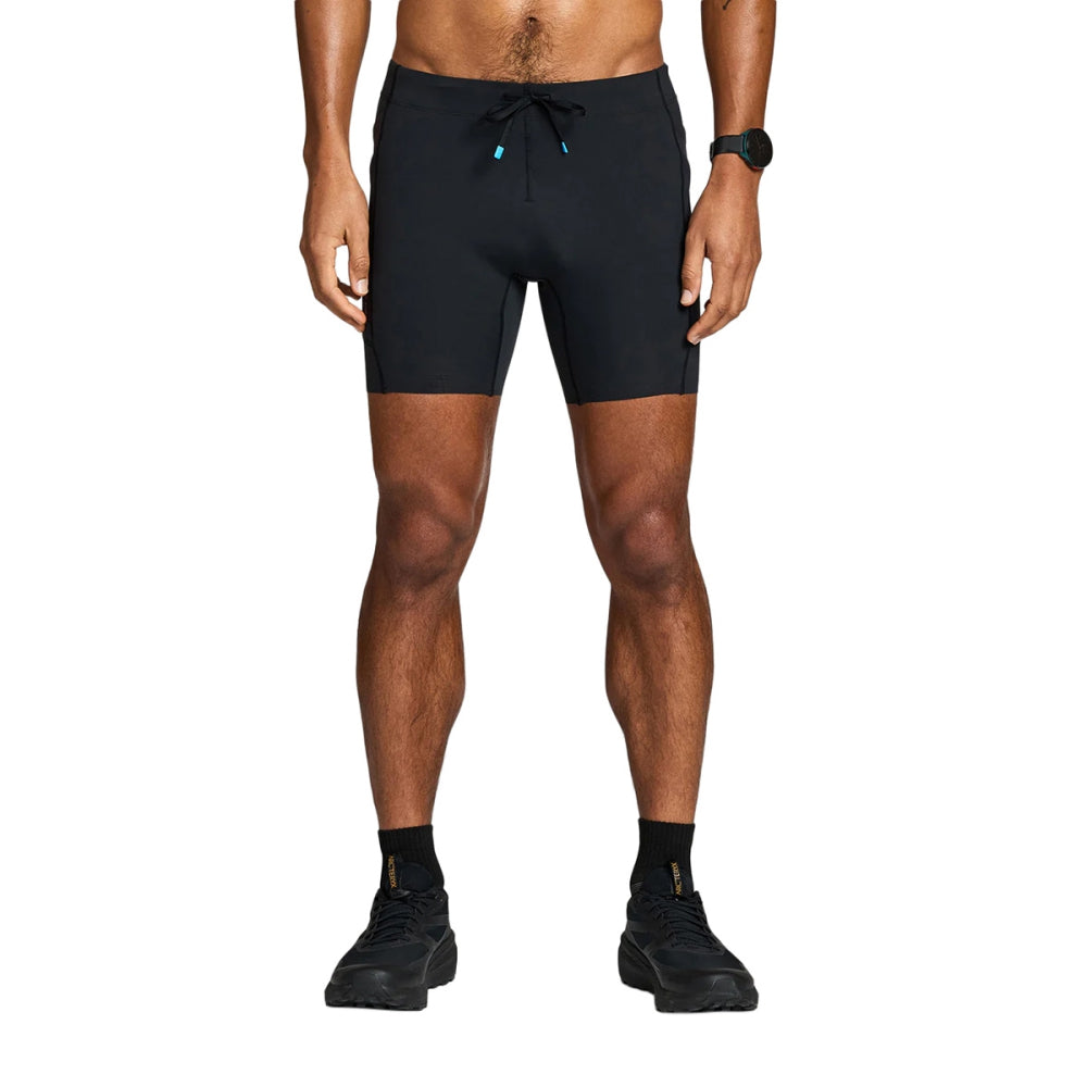 Janji M 6In Trail Half Tight Shorts in Black Color
