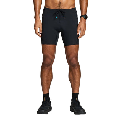 Janji M 6In Trail Half Tight Shorts in Black Color