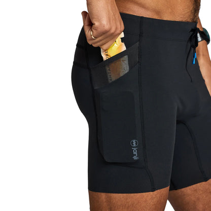 Janji M 6In Trail Half Tight Shorts in Black Color