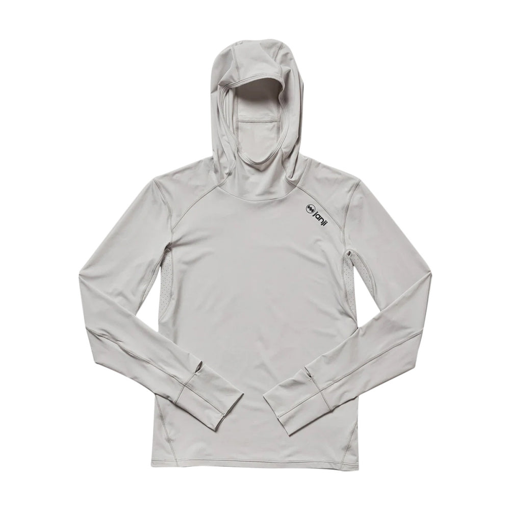 Janji W Sunchaser 50 Hooded Ls Pullover in Blue Color