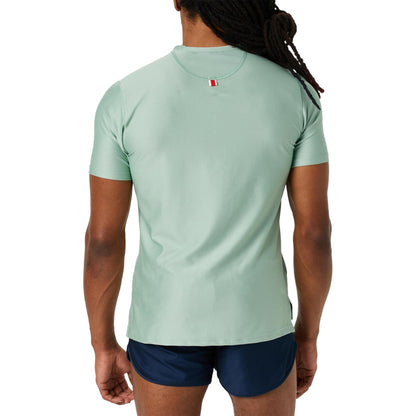 Tracksmith M Van Cortlandt Tee Tops in Green Color