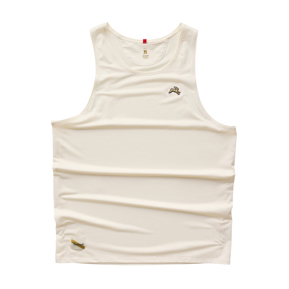 Tracksmith Twilight Tank Tops in White Color