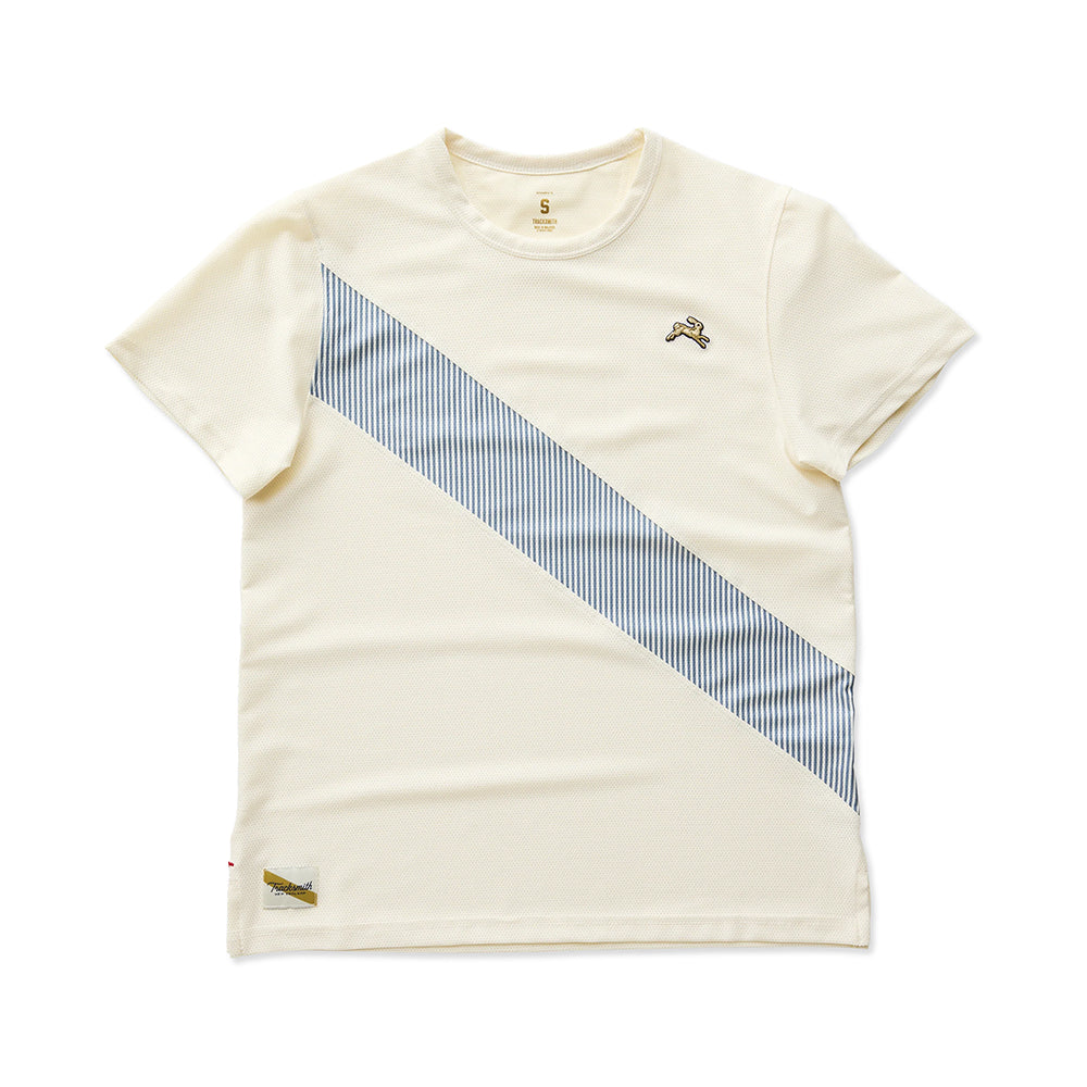 Tracksmith W Van Cotlandt Tee Tops in White Color