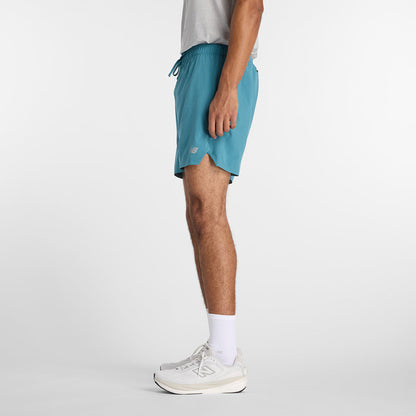 New Balance Rc Short 7 Shorts in Green Color