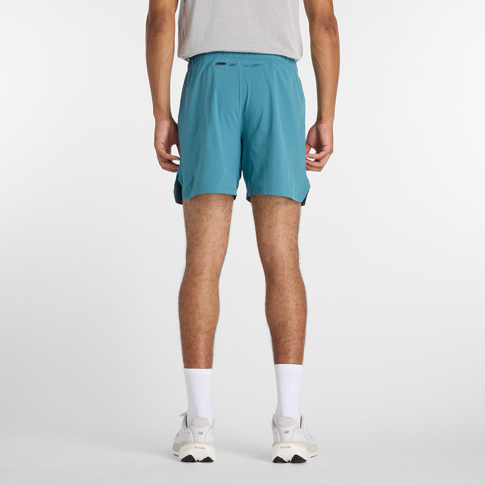 New Balance Rc Short 7 Shorts in Green Color