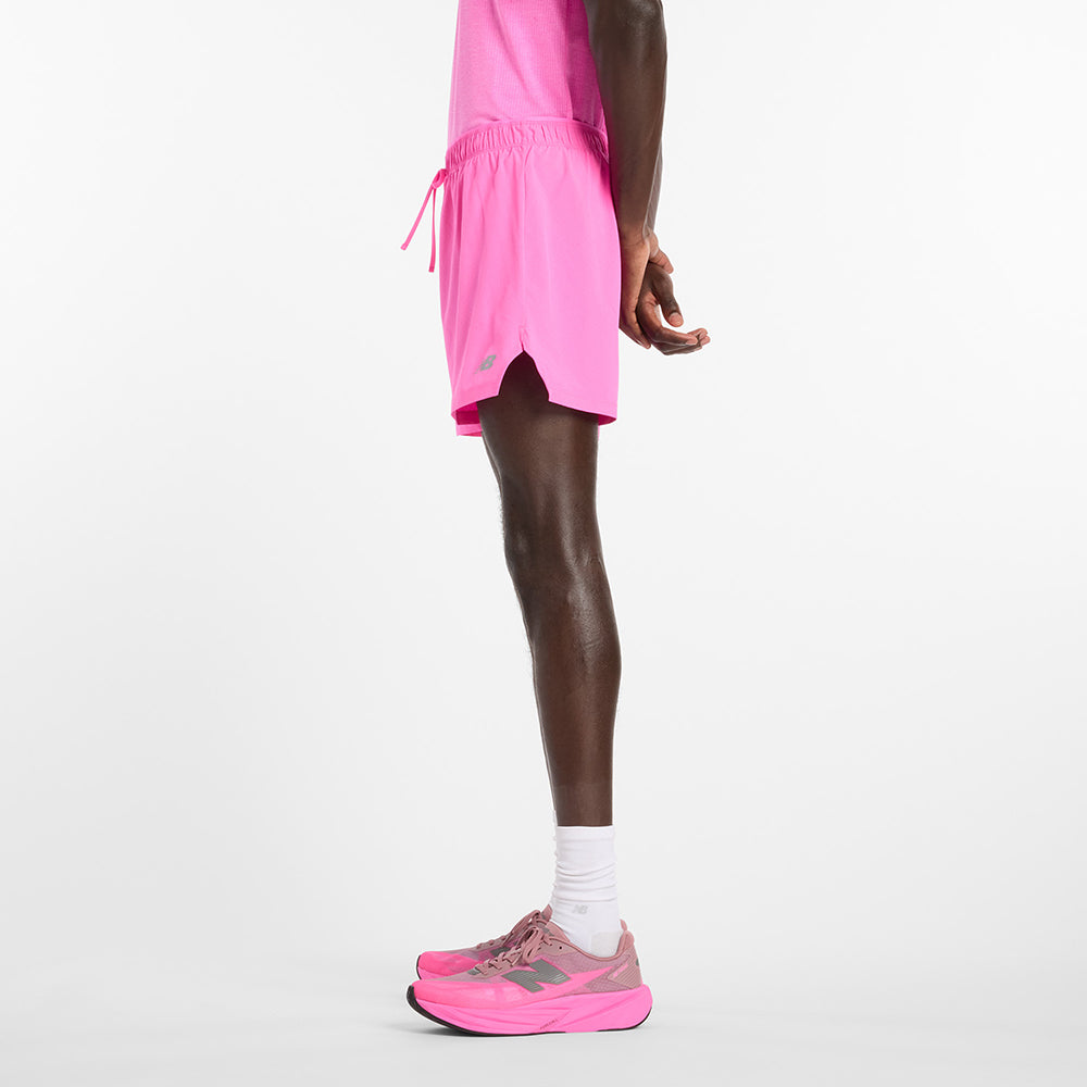 New Balance Rc Short 5 Shorts in Pink Color