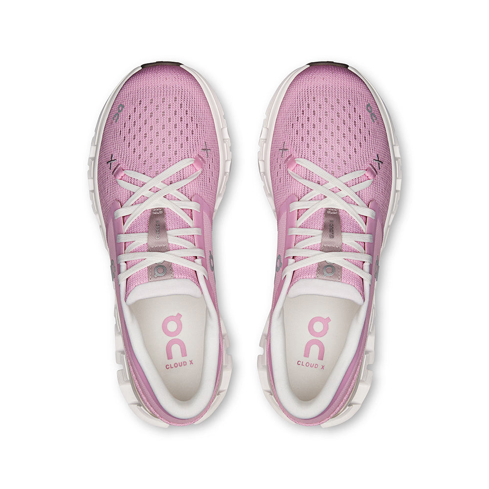 On W Cloud X 4 Running Shoes in Grey Color