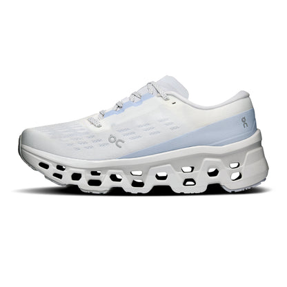 On W Cloudmonster 3 Running Shoes in White Color