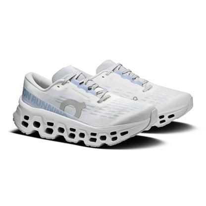 On W Cloudmonster 3 Running Shoes in White Color