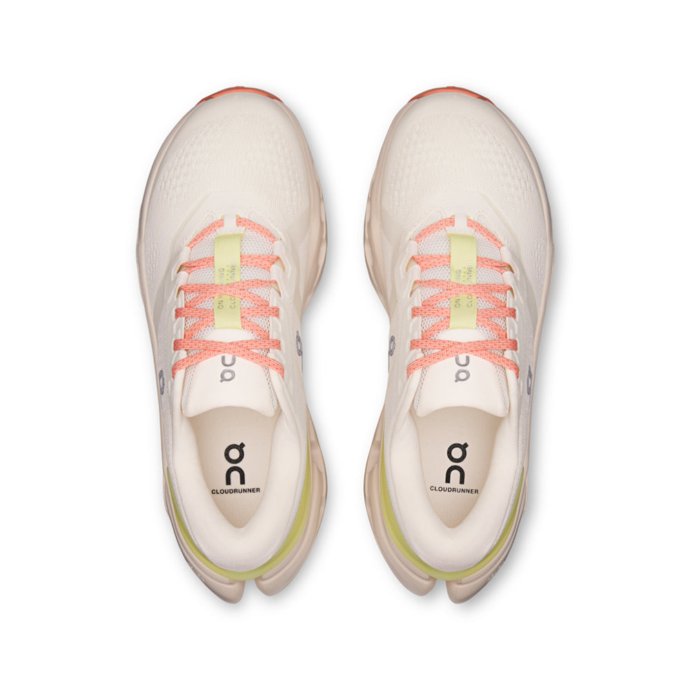 On W Cloudrunner 3 Running Shoes in White Color