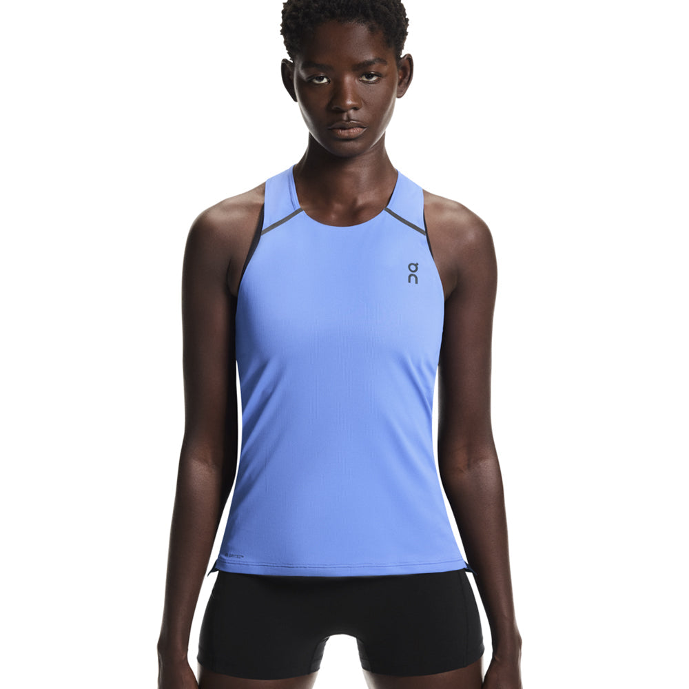 On W Performance Tank Tops in Blue Color
