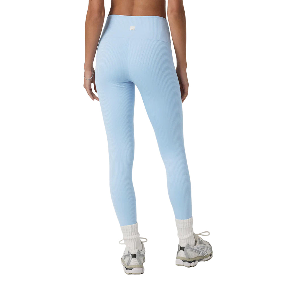 Vuori Inversion Rib Legging Tights in Blue Color
