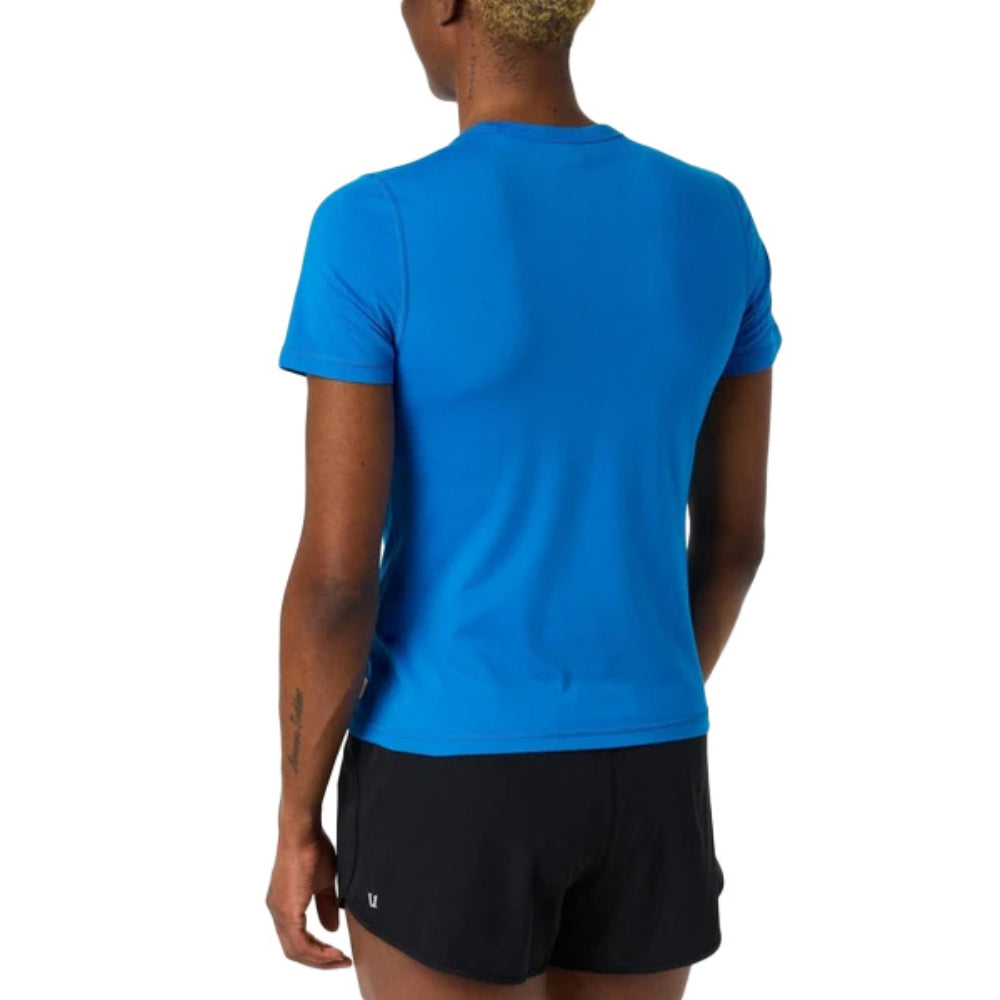 Vuori short sleeve Lux Tee Tops in Blue Color