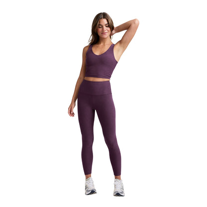 Beyond Yoga Sd Good Day Cropped Tank Tops in Purple Color