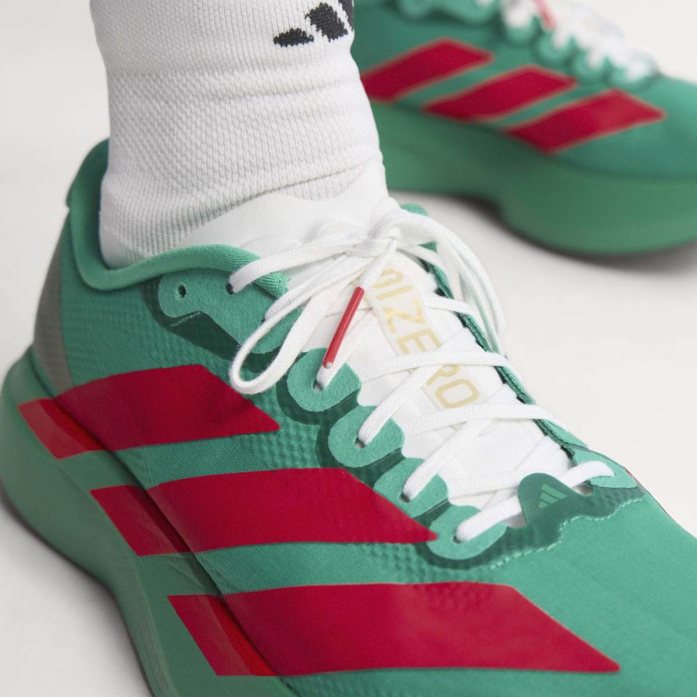 Adidas M Adizero Evo SL Mexico Running Shoes in Green Color