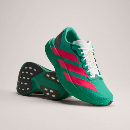 Adidas M Adizero Evo SL Mexico Running Shoes in Green Color