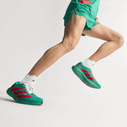 Adidas M Adizero Evo SL Mexico Running Shoes in Green Color