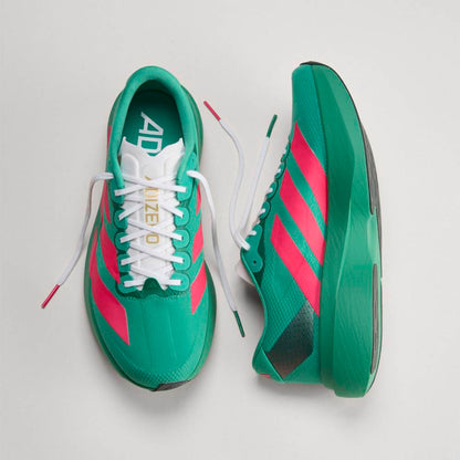 Adidas M Adizero Evo SL Mexico Running Shoes in Green Color