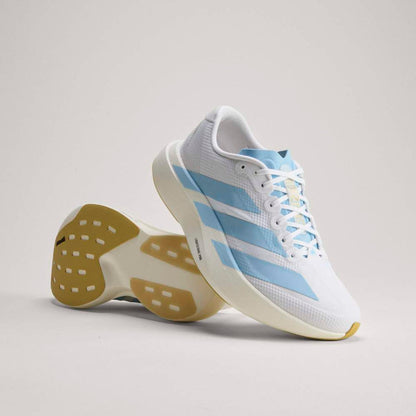 Adidas Adizero Evo SL Woven Arg Running Shoes in White Color