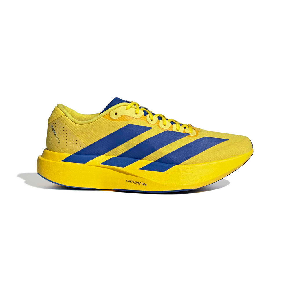 M ADIZERO EVO SL WOVEN B | YELLOW/ROY – Paragon Sports