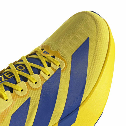 Adidas M Adizero Evo SL Woven B Running Shoes in Yellow Color