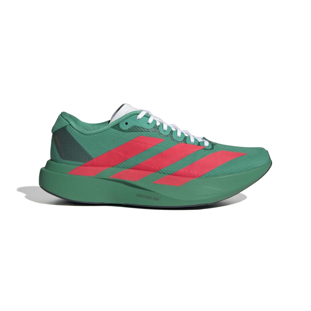 Adidas W Adizero Evo SL Woven M Running Shoes in Green Color