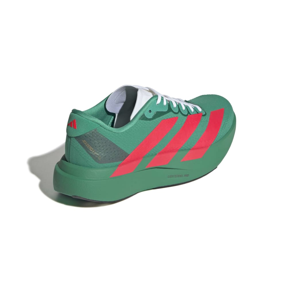 W ADIZERO EVO SL WOVEN M | COUGRN/LUC – Paragon Sports