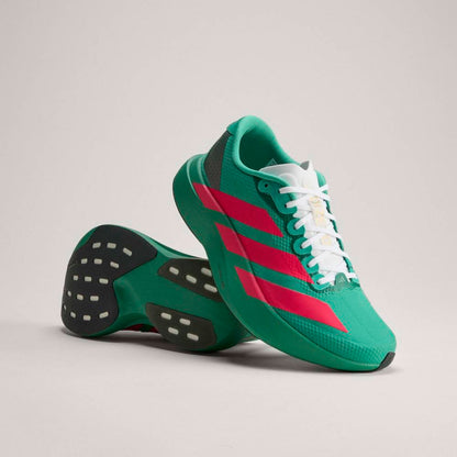 Adidas W Adizero Evo SL Woven M Running Shoes in Green Color