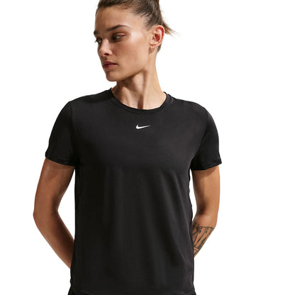 Nike W One Classic short sleeve Tops in Black Color