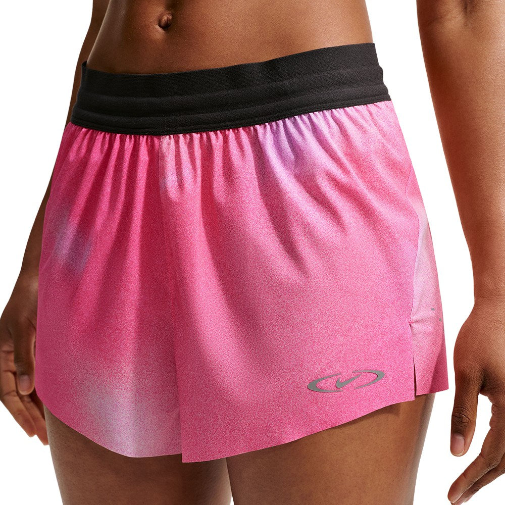 Nike W Swift Df Mr 2.5In Br S Shorts in Pink Color